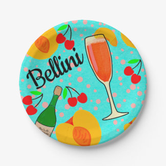 Bellini Cocktail Papieren Bordje