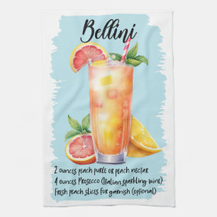 Bellini Cocktail Recept Theedoek