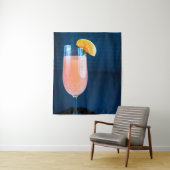 Bellini cocktail wandkleed (In situ)