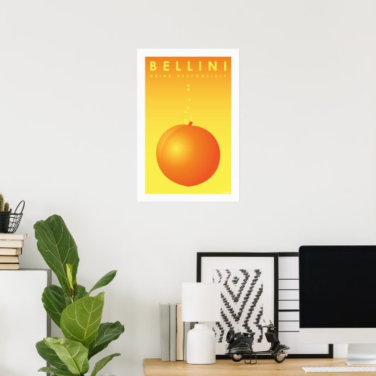 Bellini (klein Poster) Poster (Thuiskantoor)