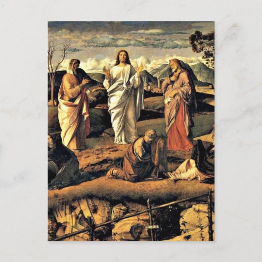 Bellini: Transfiguratie van Christus Briefkaart (Voorkant)