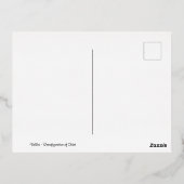 Bellini: Transfiguratie van Christus Folie Feestdagen Briefkaart (Achterkant)