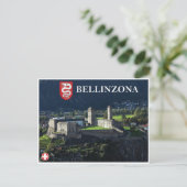 Bellinzona - Zwitserland Briefkaart (Staand voorkant)