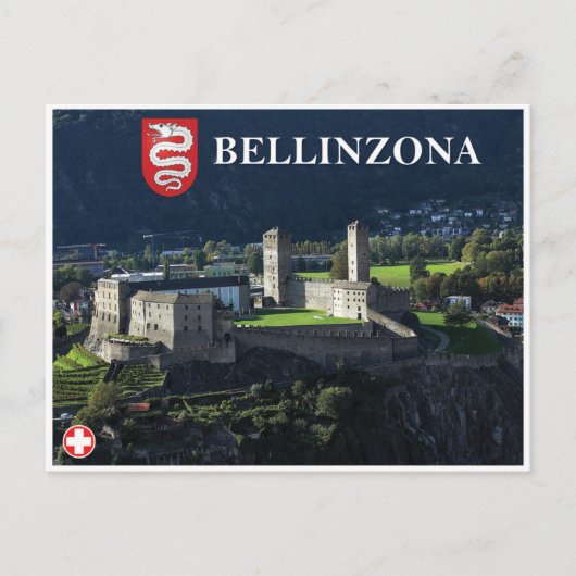 Bellinzona - Zwitserland Briefkaart (Voorkant)