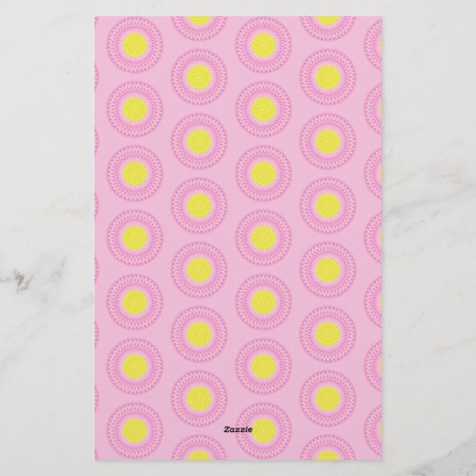 Bellis Mandala Briefpapier (Achterkant)