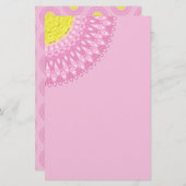 Bellis Mandala Briefpapier (Voorkant / Achterkant)