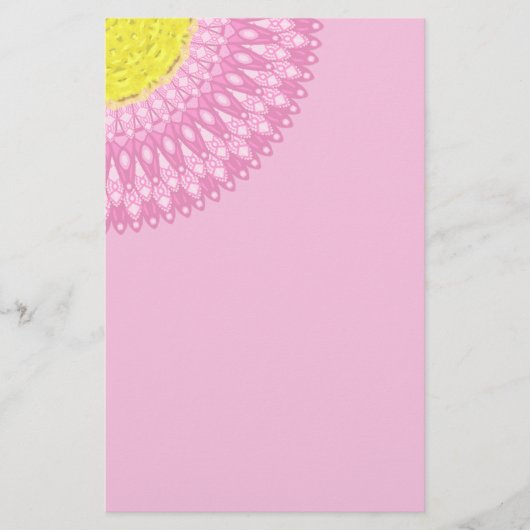 Bellis Mandala Briefpapier (Voorkant)