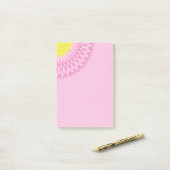 Bellis Mandala Post-it® Notes (Op bureau)