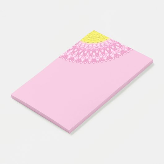 Bellis Mandala Post-it® Notes (Schuin)