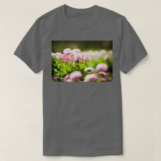 Bellis perennis pomponette 1 t-shirt (Design voorkant)