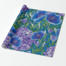 Bellisima Fine Art Floral Wrapping Paper