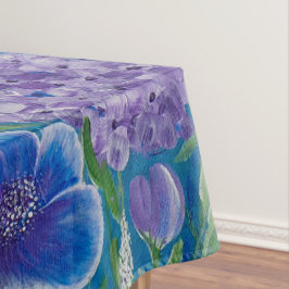 Bellisima Hortensia en Papaver Bloemendeken Tafelkleed