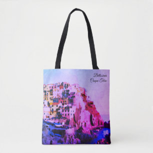 ** Bellissima * Italia Language Cinque Terre Tote Bag