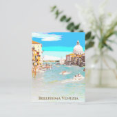 ** Bellissima - Italiaans Venetië. Venezia Briefkaart (Staand voorkant)