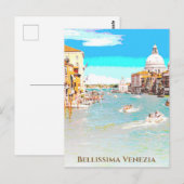 ** Bellissima - Italiaans Venetië. Venezia Briefkaart (Voorkant / Achterkant)