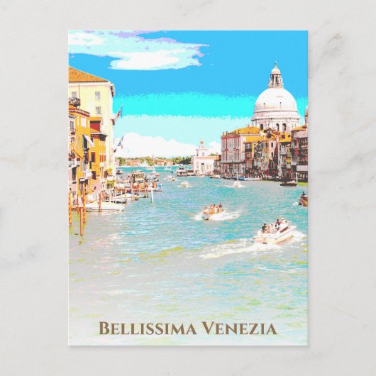 ** Bellissima - Italiaans Venetië. Venezia Briefkaart (Voorkant)