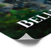 ** Bellissima Italiaanse taal Cinque Terre Art Poster (Hoek)