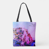 ** Bellissima * Italiaanse taal Cinque Terre Tote Bag (Achterkant)