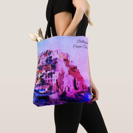 ** Bellissima * Italiaanse taal Cinque Terre Tote Bag (Dichtbij)