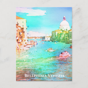 ** Bellissima Italiaanse taal Venice Venezia Briefkaart
