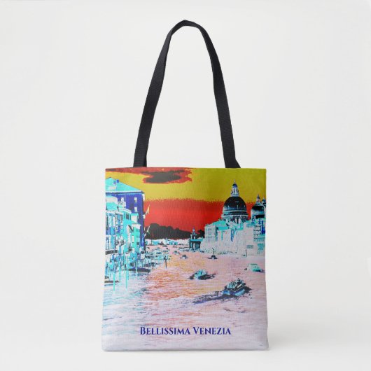 *~ * Bellissima . Italiaanse taal Venice Venezia  Tote Bag (Voorkant)