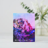 ** Bellissima - Italiaanse taalsite Cinque Terre P Briefkaart (Staand voorkant)
