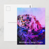 ** Bellissima - Italiaanse taalsite Cinque Terre P Briefkaart (Voorkant / Achterkant)