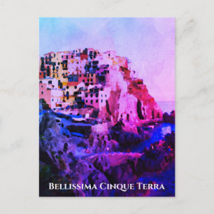 ** Bellissima - Italiaanse taalsite Cinque Terre P Briefkaart