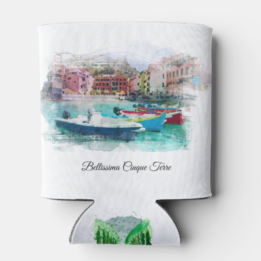 ** Bellissima Italian AP12 Cinque Terra Italië Blikjeskoeler (Achterkant)