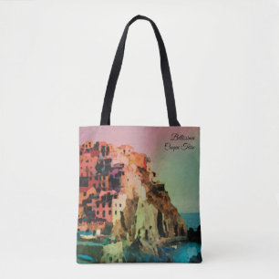 ** Bellissima Italië Italiaanse taal Cinque Terra Tote Bag