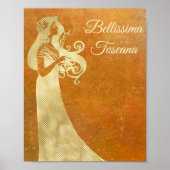 *~* Bellissima Toscana Italiaanse taal Toscane Poster (Voorkant)