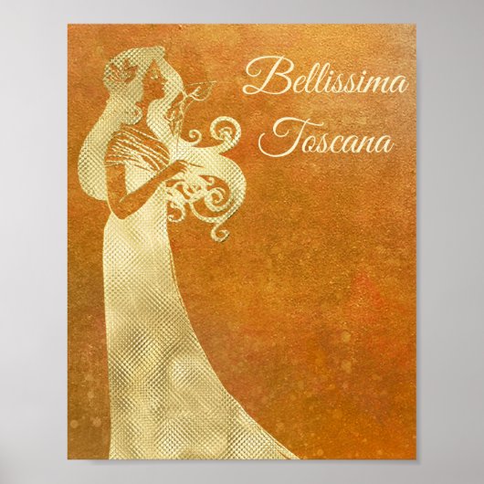 *~* Bellissima Toscana Italiaanse taal Toscane Poster (Voorkant)