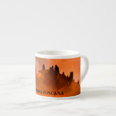 *~* Bellissima Toscana Toscane Italiaanse taal Espresso Kop (Voorkant rechts)