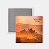 *~* Bellissima Toscana Toscane Italiaanse taal Magneet (Voorkant / Achterkant)