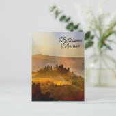 *~* Bellissima Toscana Toscane Italiaanse taal P Briefkaart (Staand voorkant)
