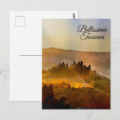 *~* Bellissima Toscana Toscane Italiaanse taal P Briefkaart (Voorkant / Achterkant)