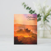 ~* Bellissima Toscana Toscane Italiaanse taal P Briefkaart (Staand voorkant)