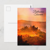 ~* Bellissima Toscana Toscane Italiaanse taal P Briefkaart (Voorkant / Achterkant)