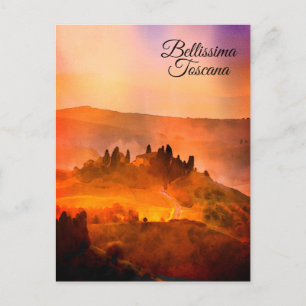 *~* Bellissima Toscana Toscane Italiaanse taal P Briefkaart