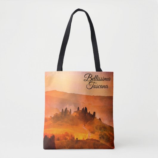*~* Bellissima Toscana Toscane Italiaanse taal Tote Bag (Voorkant)