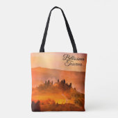 *~* Bellissima Toscana Toscane Italiaanse taal Tote Bag (Achterkant)