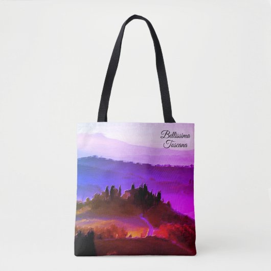 *~* Bellissima Tuscana Italiaanse taal Toscane Tote Bag (Voorkant)
