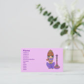 Bellly Dancer Genie Girl Visitekaartje (Staand voorkant)