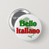 Bello Italiano Ronde Button 5,7 Cm (Voorkant /achterkant)