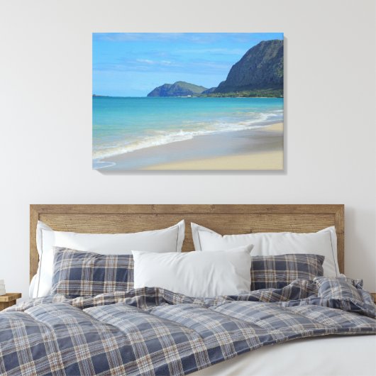 Bellows Beach Canvas Afdruk (Insitu (Slaapkamer))
