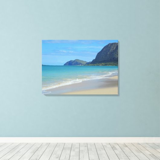 Bellows Beach Canvas Afdruk (Insitu (Houten vloer))