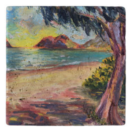 Bellows Beach Hawaii Trivet