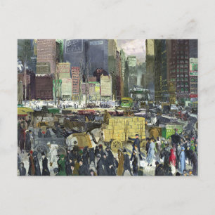 Bellows - New York, beroemd schilderij, Briefkaart
