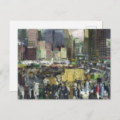 Bellows - New York, beroemd schilderij, Briefkaart (Voorkant / Achterkant)