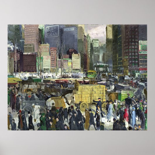 Bellows - New York, beroemd schilderij, Poster (Voorkant)